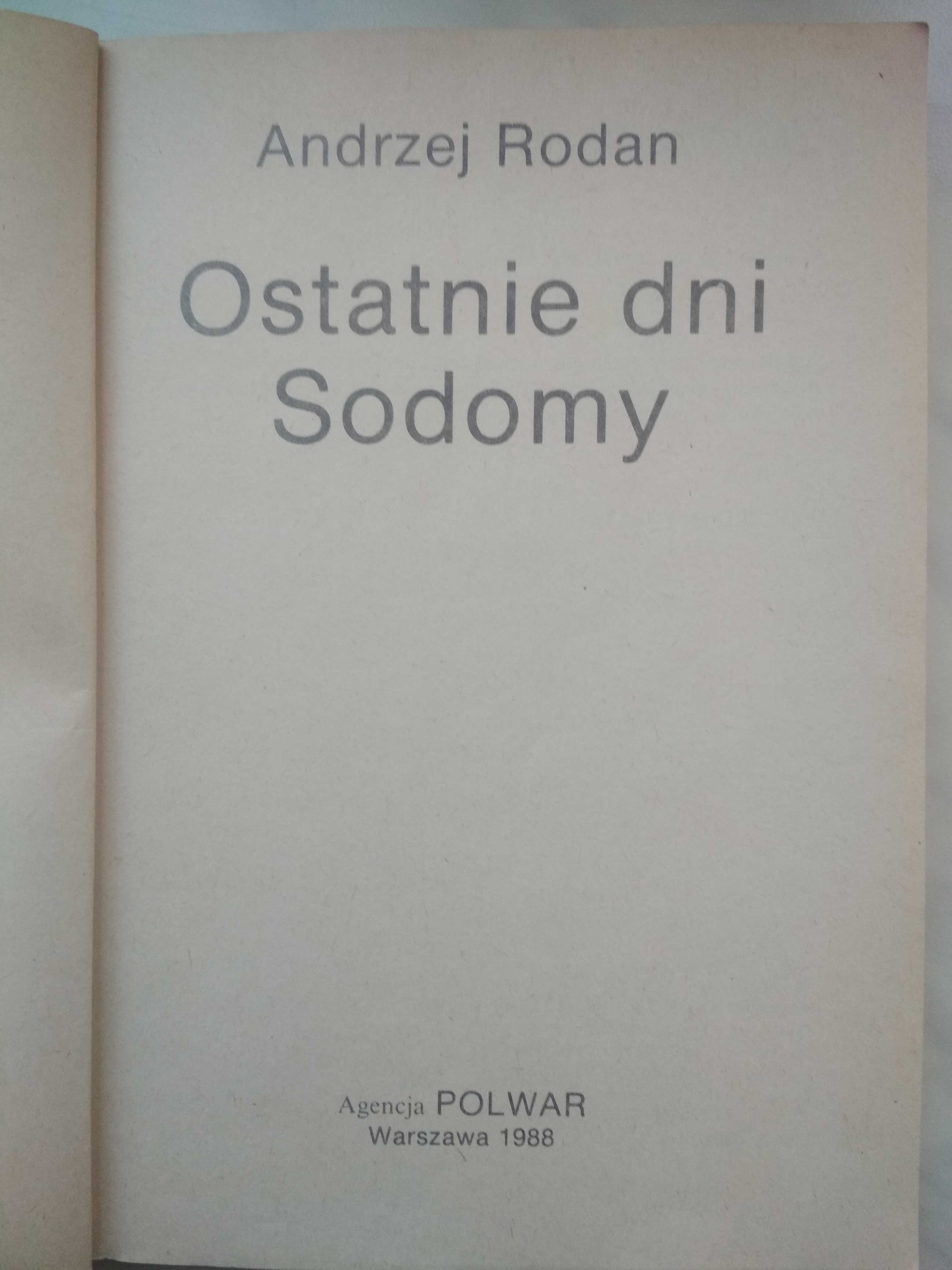 Andrzej Rodan - Ostatnie dni sodomy +PREZENT!!!