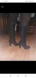 Botas de salto pretas