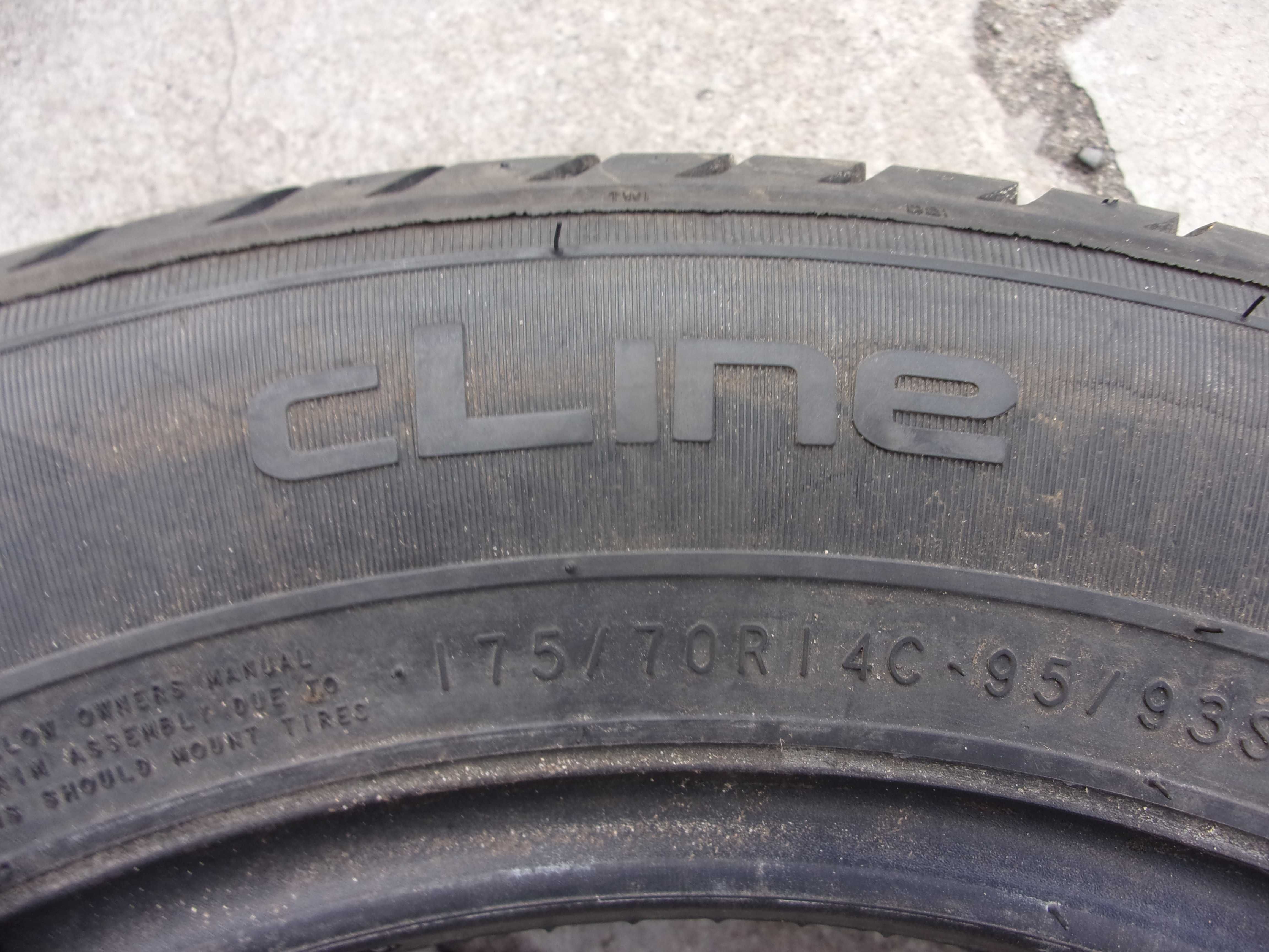 Nokian Cline 175/70/14C 95/93S z 2018 jak nowe!