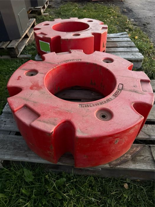 Obciążnik Balast w koła Fendt 2x 600 KG! Oryginalne