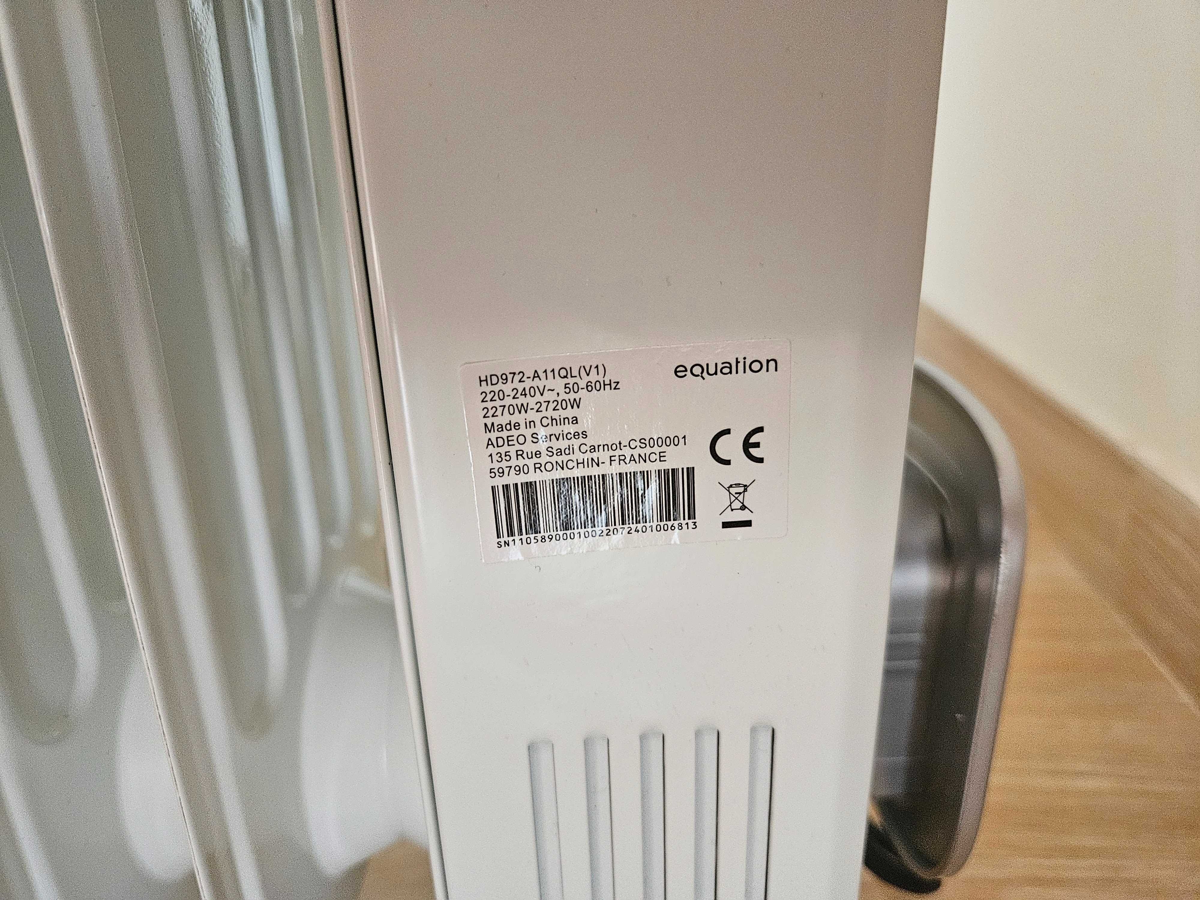 Aquecedor radiador a óleo Equation Essential 2500 W