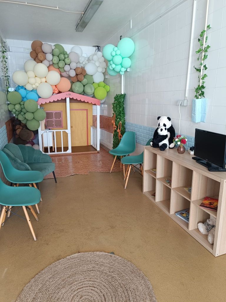 Espaço para festas/decoração