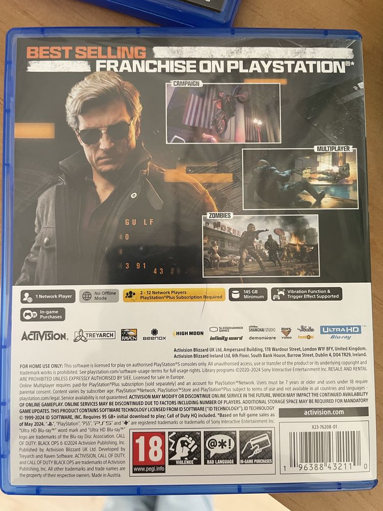 Playstation 5 Call of Duty Black ops 6