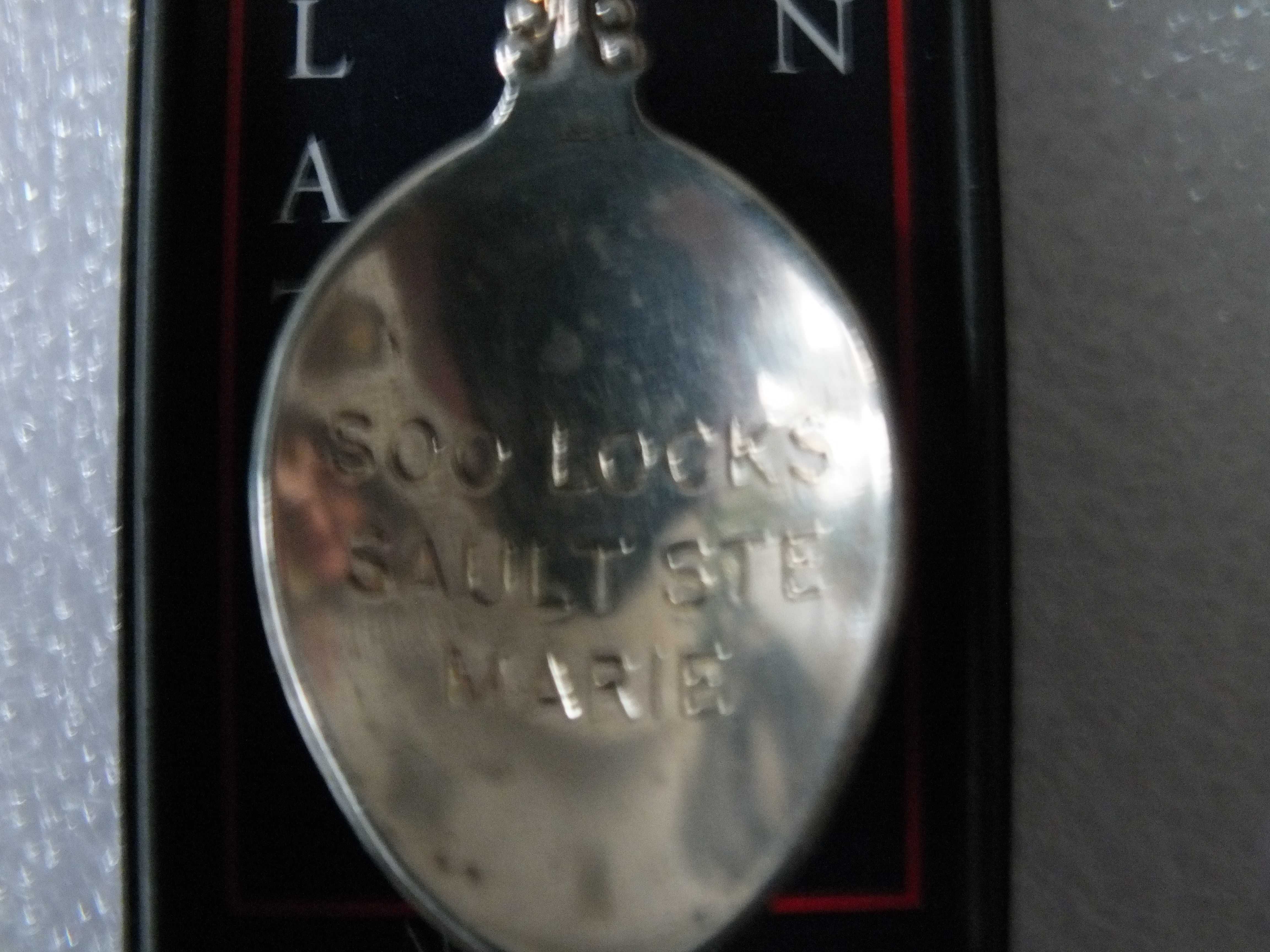 Kolekcjonerska łyżeczka-  Watsons- Silver plated Spoon ORE BOAT -UK