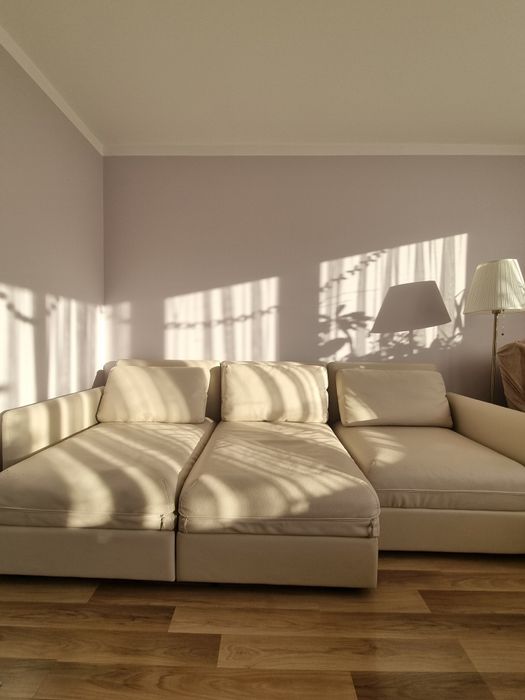 3 os Sofa rozkładana Vallentuna Ikea ecru