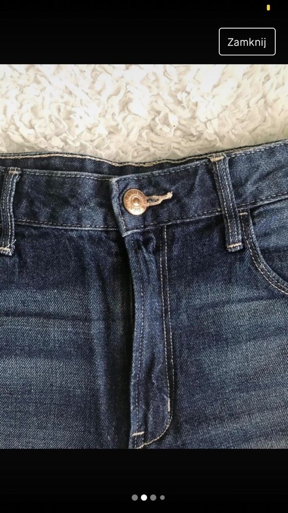 Krótkie spodenki h&m jeansowe dżinsowe lato