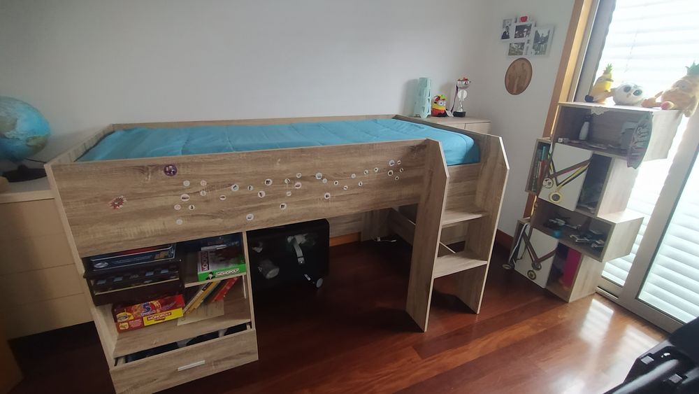 Mobilia quarto se criança com colchão Pikolin anti-acaros