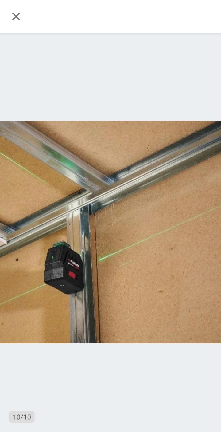 Parkside Performance Laser Krzyżowy  360° +STATYW