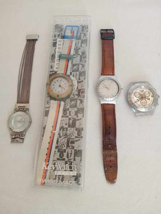 Swatch 4 modelos irony Chrono Diaphane Coleção