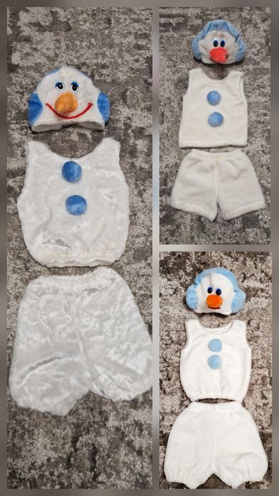 Зайчик, вушка зайця, сніговик, лисичка, свинка, ялинка