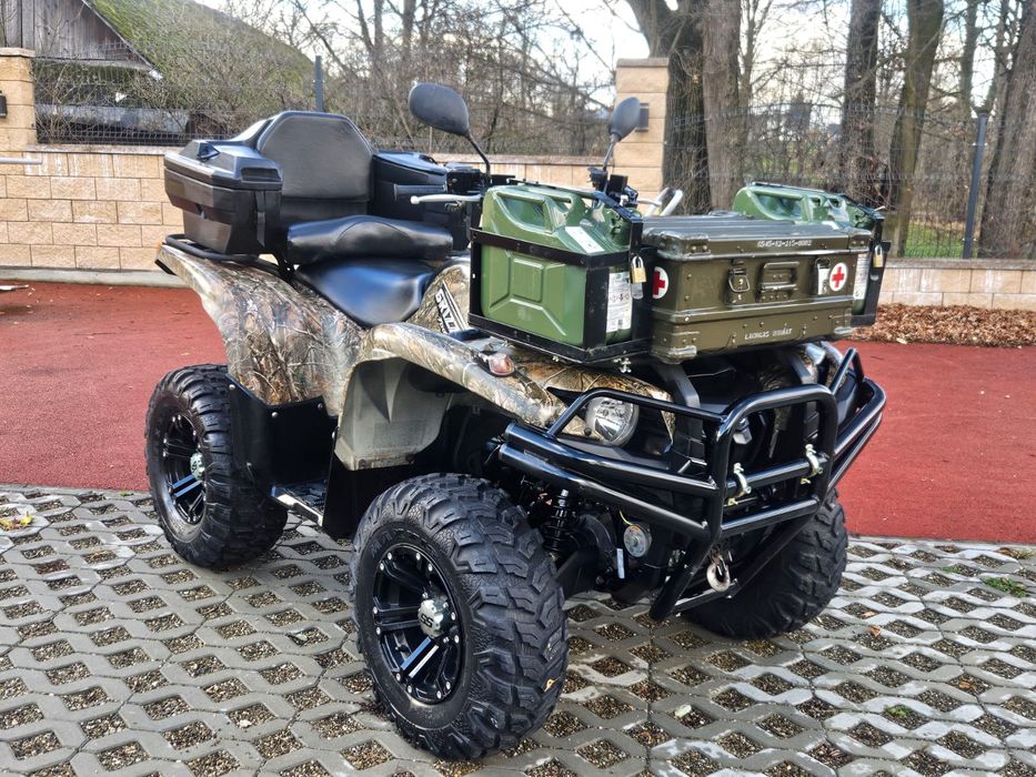 Yamaha grizzly 700 YFM700 CAMO Zadbana Alufelgi Doposażony Dokumenty