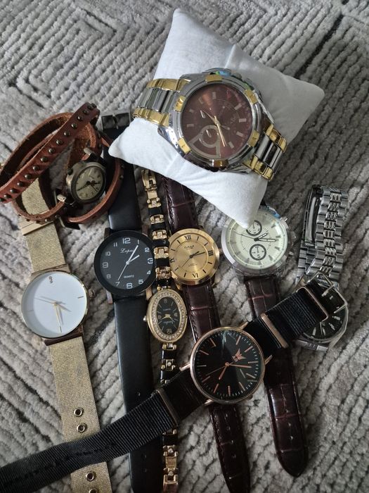 Zegarki 9 sztuk..