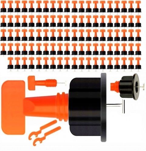 System Do Poziomowania Płytek Kliny Klipsy Uchwyt 200 Sztuk