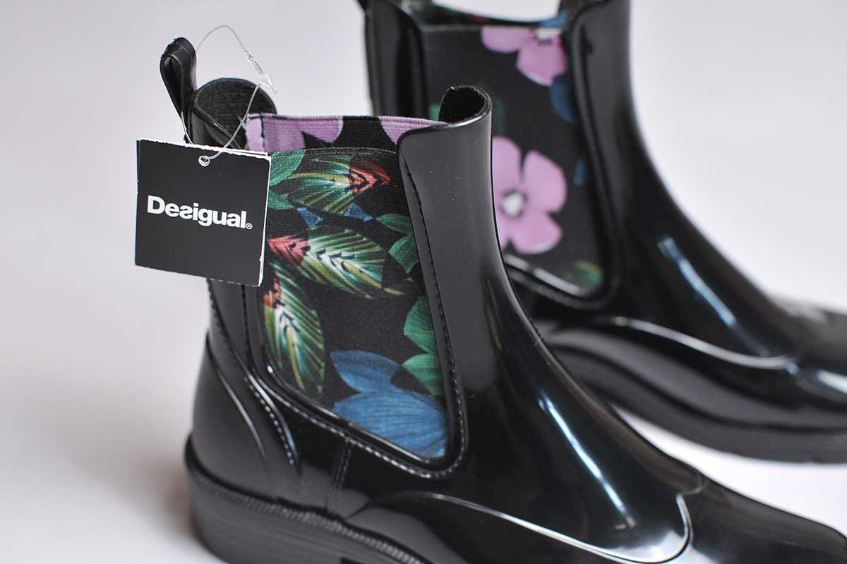 Черевики челсі гумаки гумові чоботи Desigual - 37 - 24 см