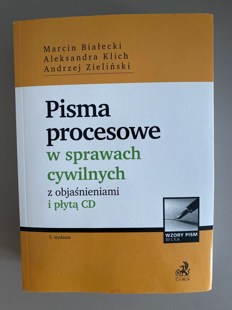 Pisma procesowe w sprawach cywilnych wyd.5 2021 Zieliński CH BECK