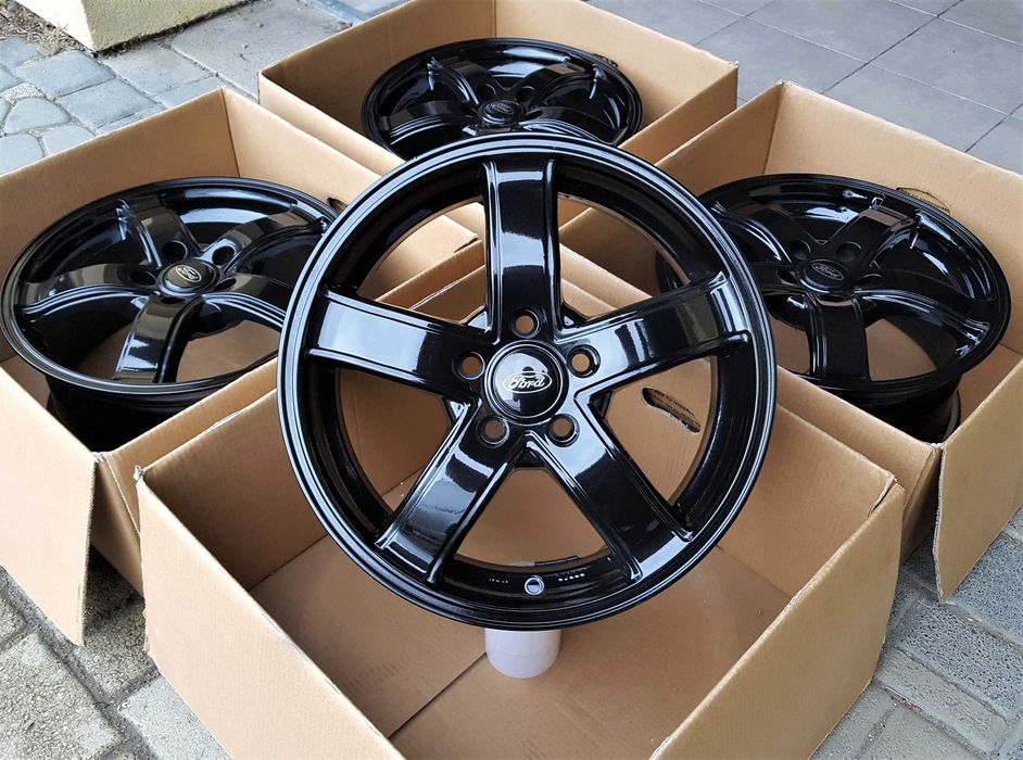 Alufelgi 16 5x108 Ford Mondeo C-Max S-Max Focus Kuga Edge Czarne  227#