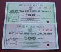 $$$ Zestaw PRL BONY REWALORYZACYJNE POLSKA 1985 Rok - Komplet $$$