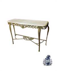 Антикварная бронзовая пристенная консоль антикварный стол столик