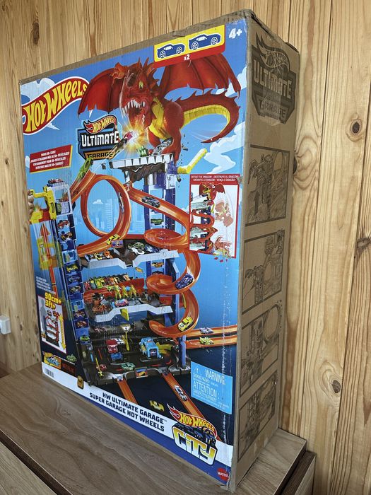 Трек Hot Wheels Мега Гараж Атака Дракона HKX48 + 2 машинки HKX48