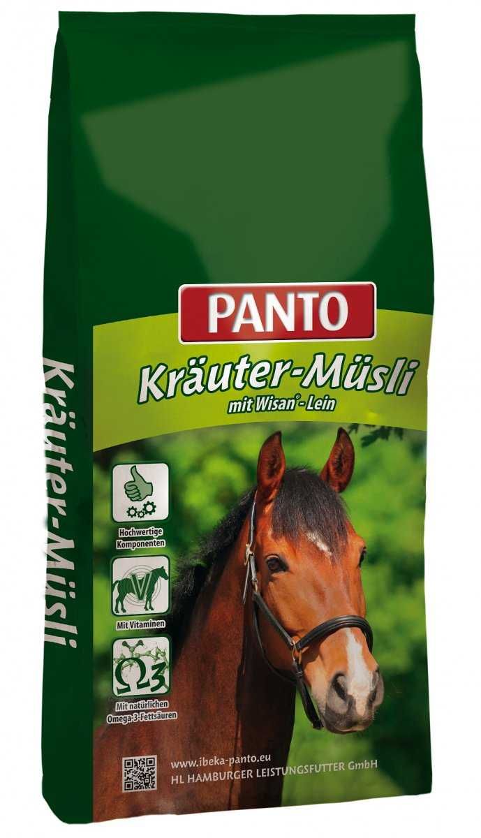 Musli ziołowe dla koni niemieckiej marki Panto worek 20kg