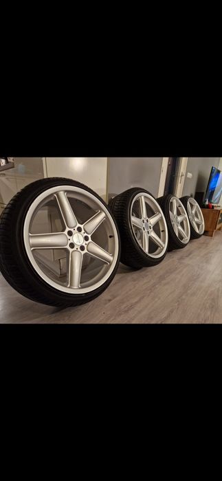 Felgi AC SCHNITZER 22 BMW 5x120 z oponami, oryginalne.