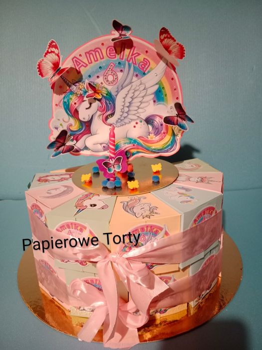 Papierowy Tort Amelka 6