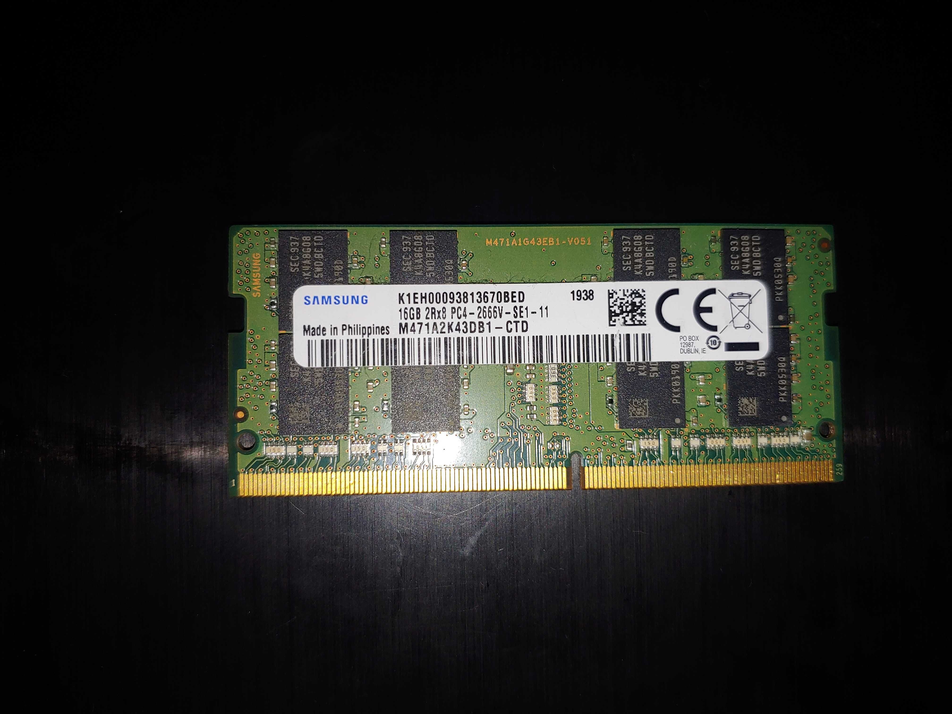 Samsung 16gb 2Rx8 2666Mhz,3200Mhz