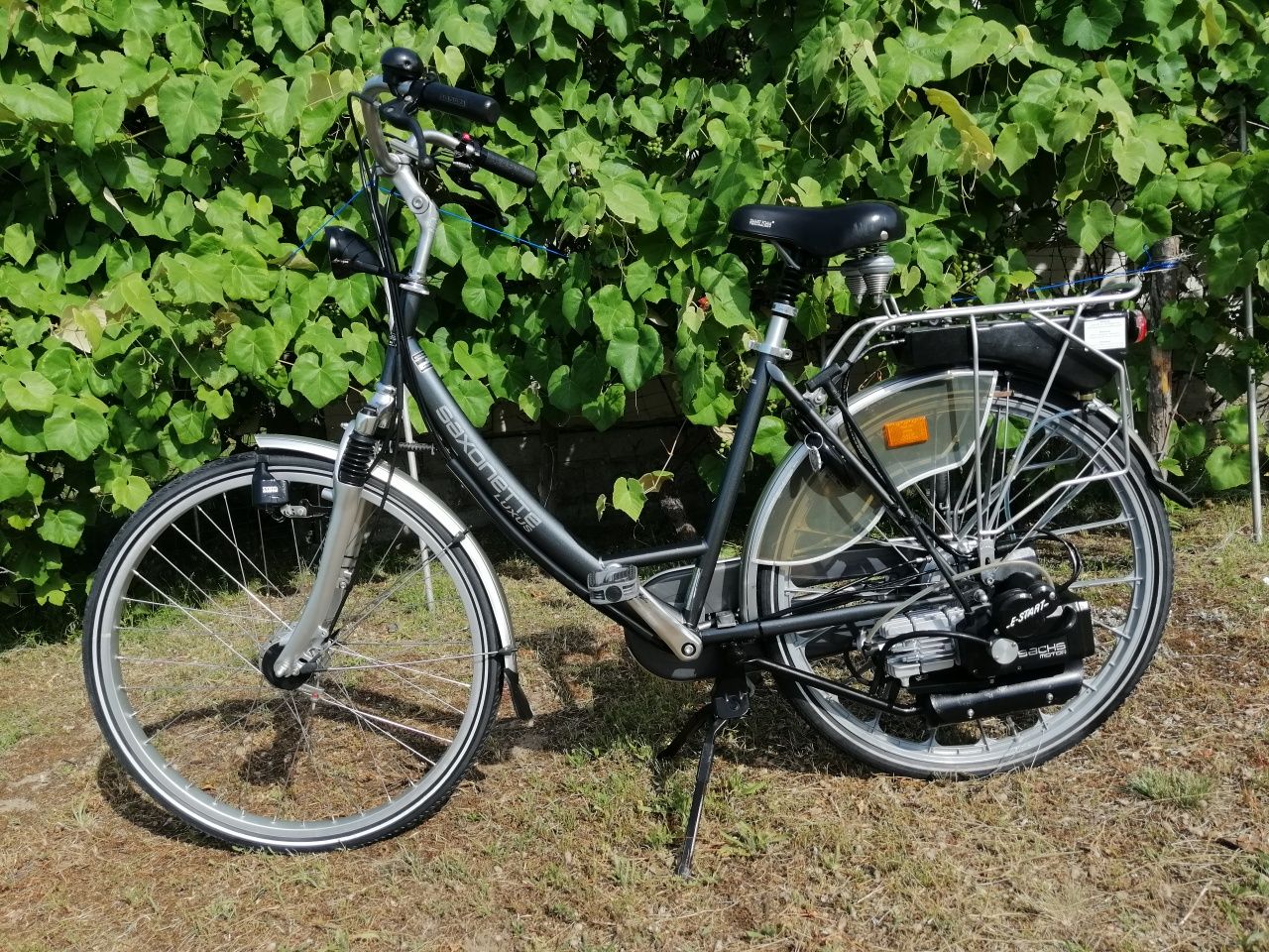 Saxonette Luxus E-start Rower z Silnikiem Spalinowym Sachs