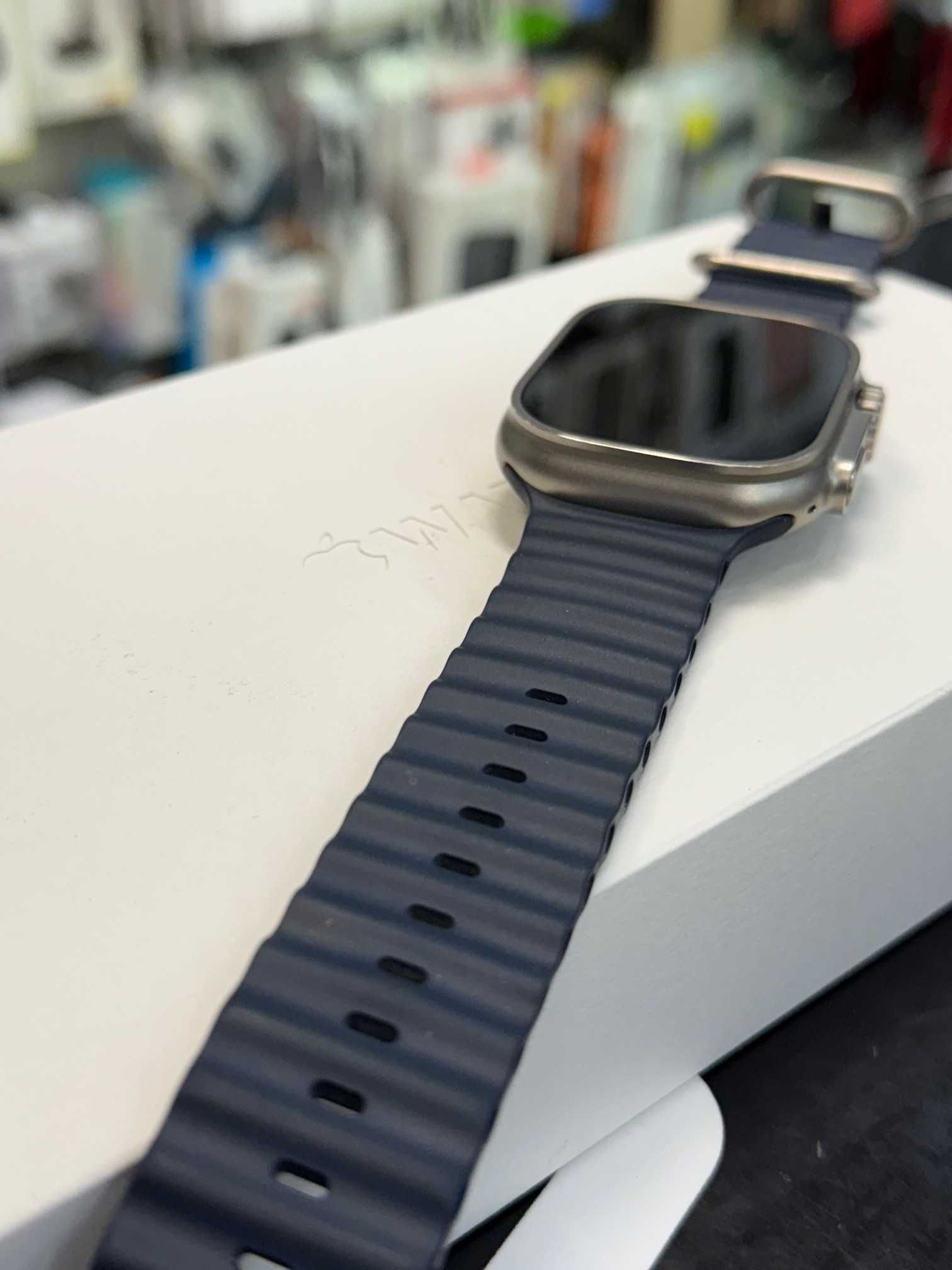 Apple Watch Ultra 2 49mm 98% bateria Titanium Blue Ocea A2986 CELLULAR