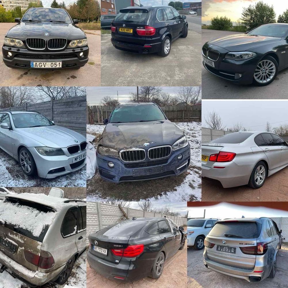 Разборка BMW F10 F11 F34 F30 Е90  Е84 Е53 e91 e71 Е70 M обвес. М пакет