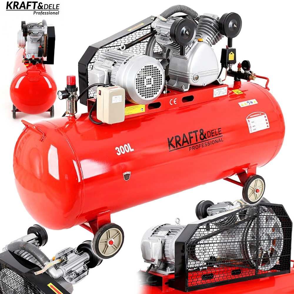 KRAFT&DELE Sprężarka Kompresor Olejowy 8Bar 300l 400v Separator KD1410