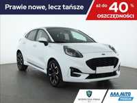 Ford Puma 1.0 EcoBoost mHEV, Salon Polska, Serwis ASO, VAT 23%, Skóra, Navi,