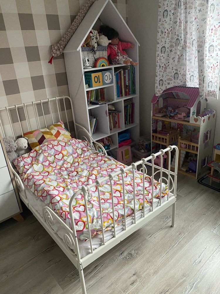 Łóżko Ikea minnen 80x200 łóżko rosnące razem z dzieckiem
