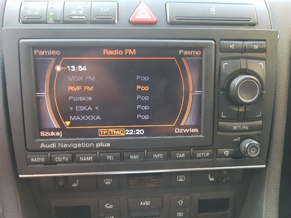 Radio 2 DIN nawigacja NAVIGATION RNSE AUDI A4 B6 B7