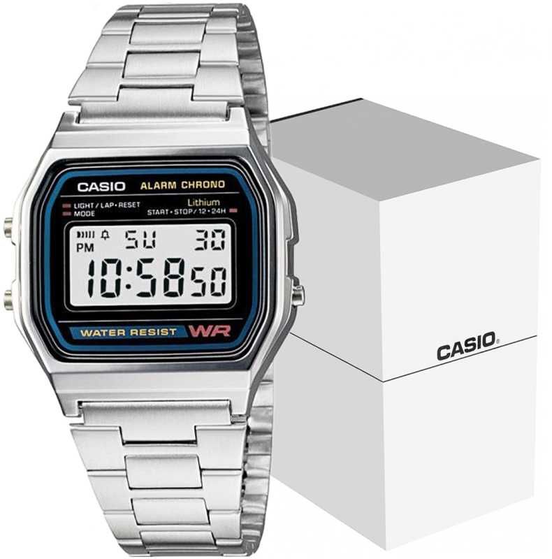 Zegarek CASIO A158WA-1DF Unisex + BOX. Kup z przesyłką OLX!