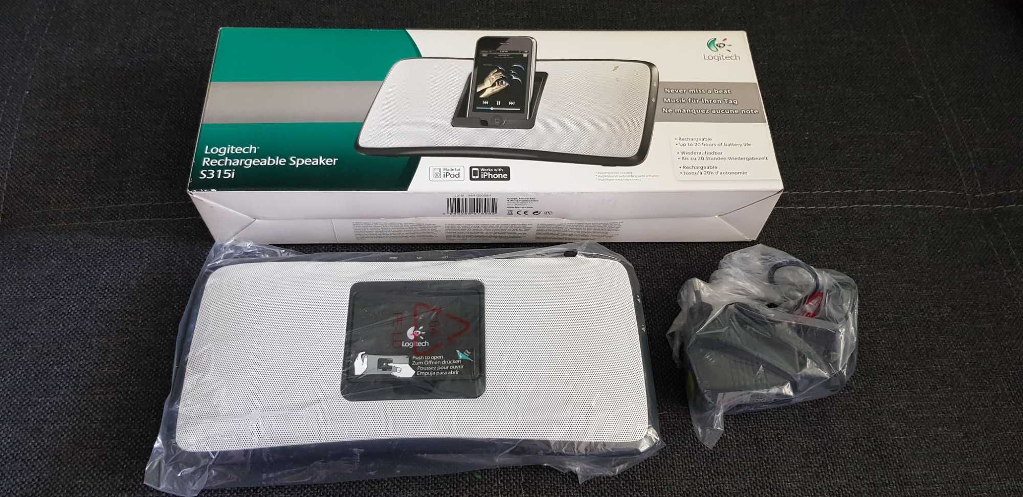 Logitech S315i Stacja Dokująca/Bezprzewodowy Glosnik do Iphona/Ipoda