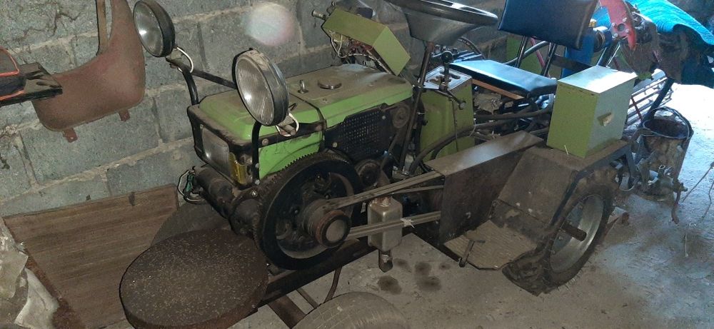 Трактор самодельный на базе (Мотоблок дизельний Кентавр 8 л.с)