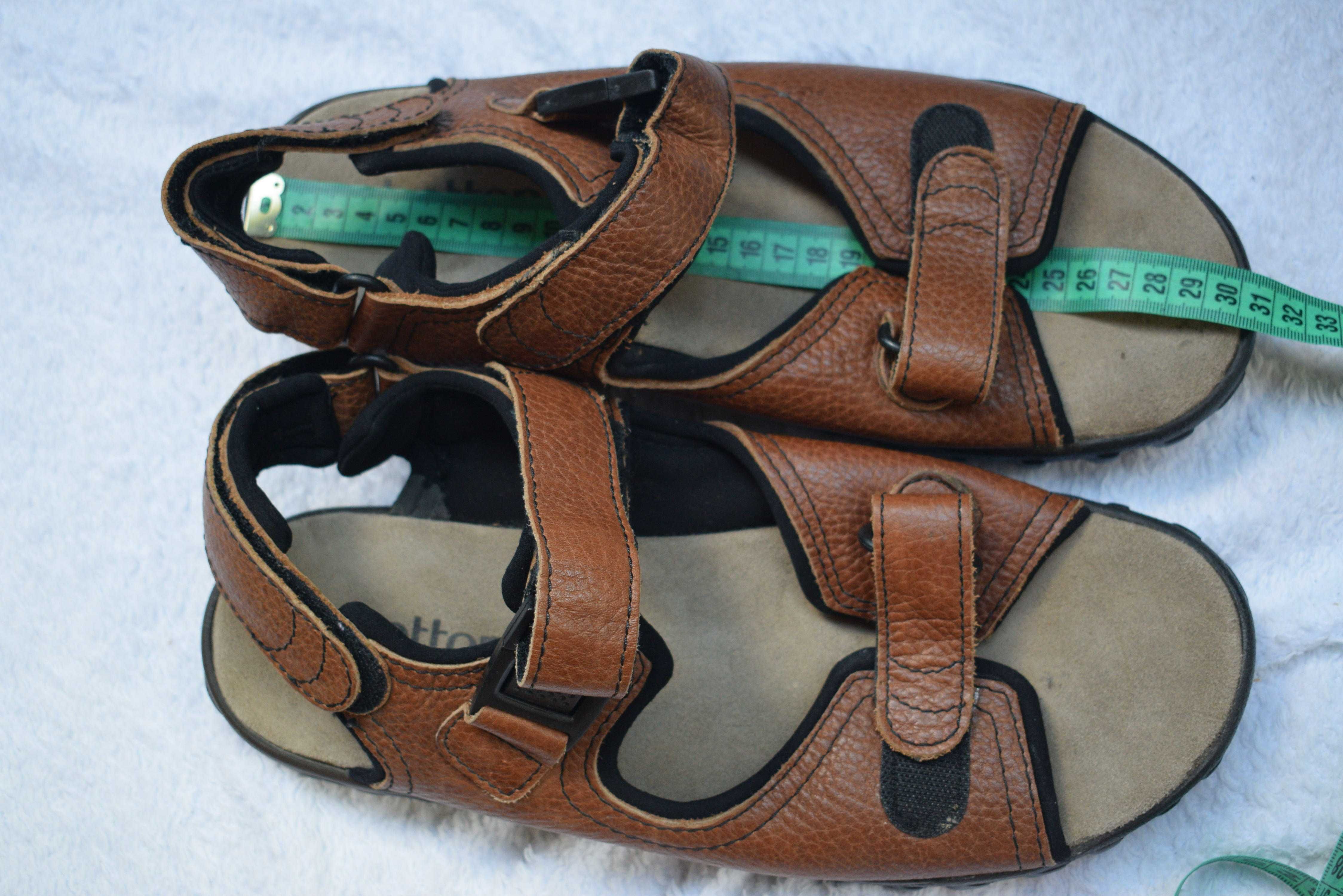 кожаные сандали сандалии на липучках Hotter р. 11 на р. 45 29,6 см