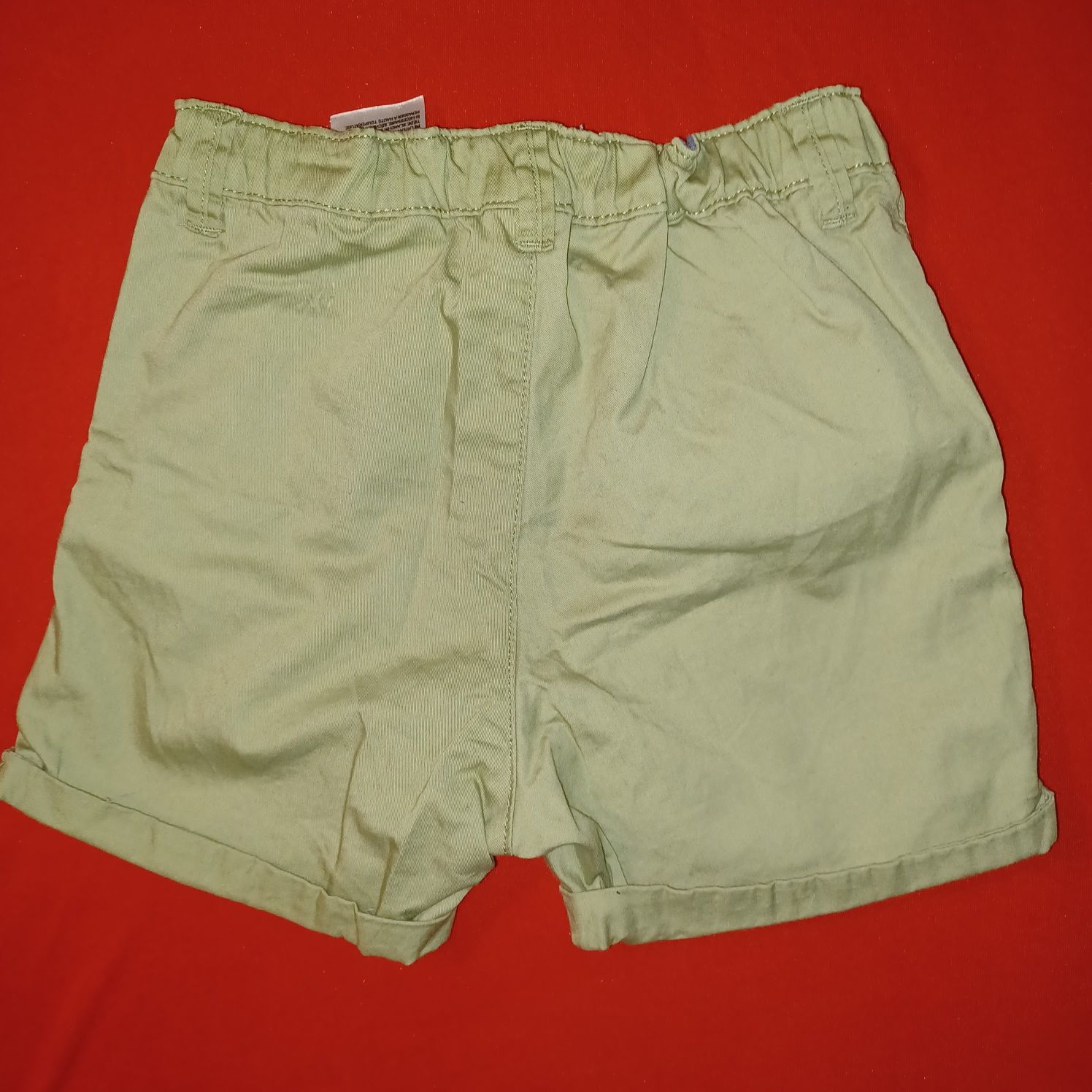 Chinosy 2 pary spodenek h&m 104