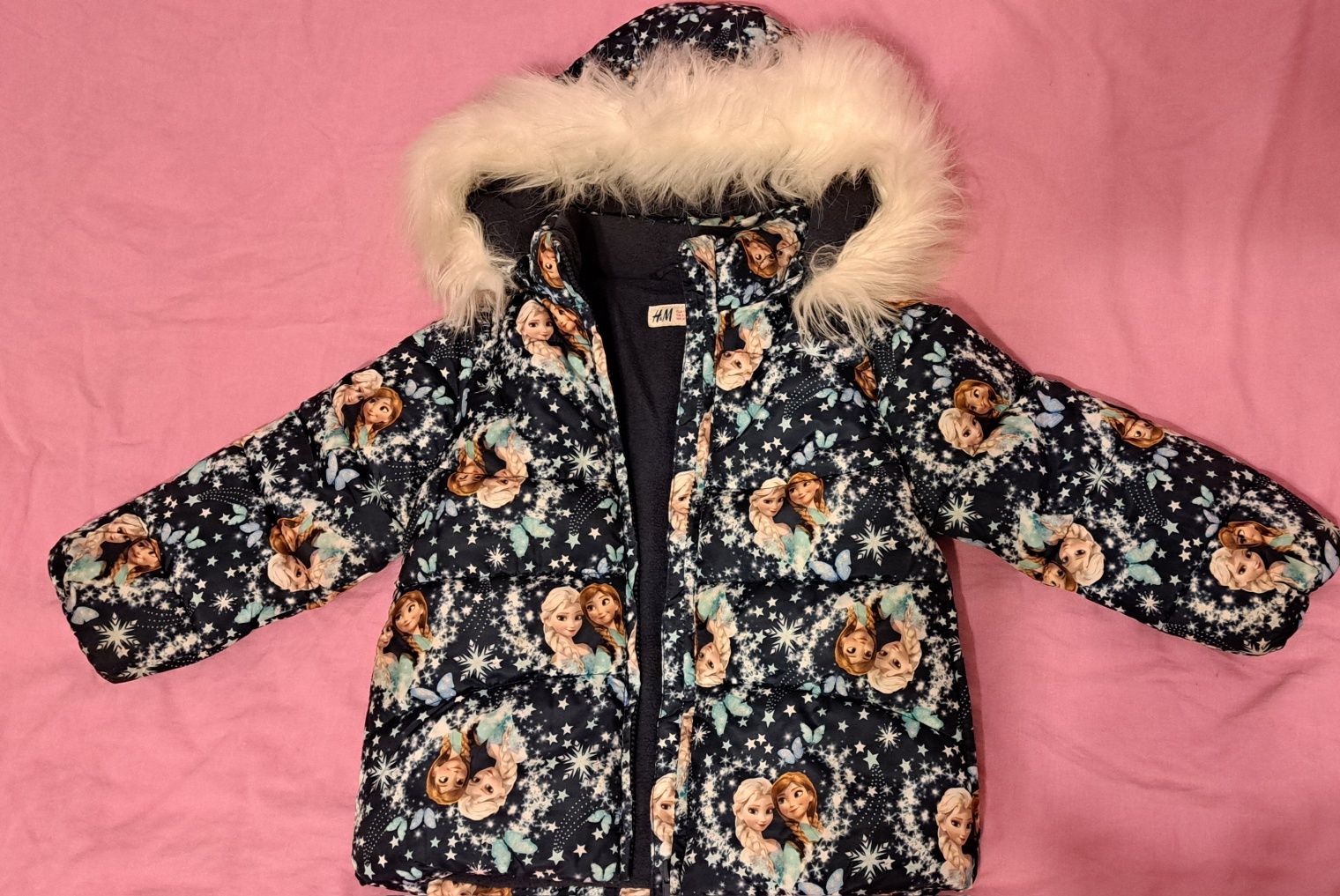 Kurtka zimowa dla dziewczynki H&M, r.104