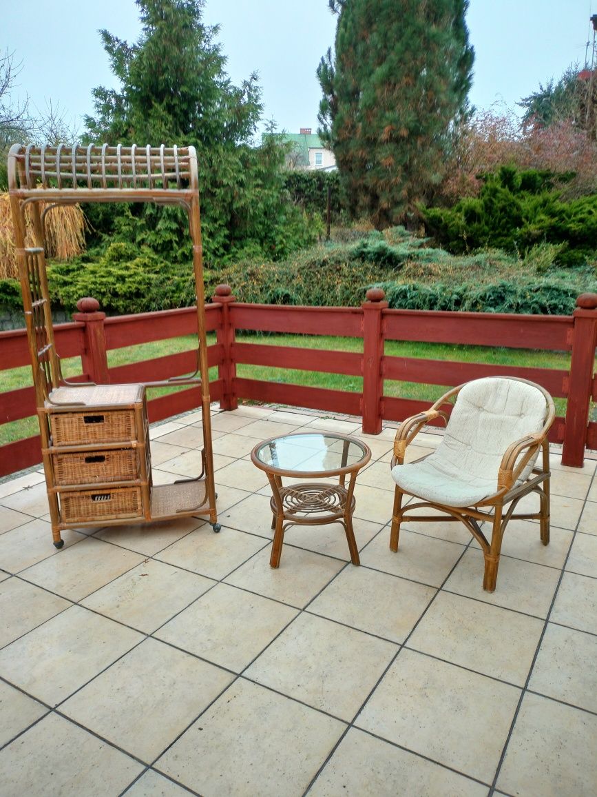 Zestaw mebli rattanowych