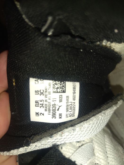 Puma кроссовки, размер 3us . , стелька 22 см