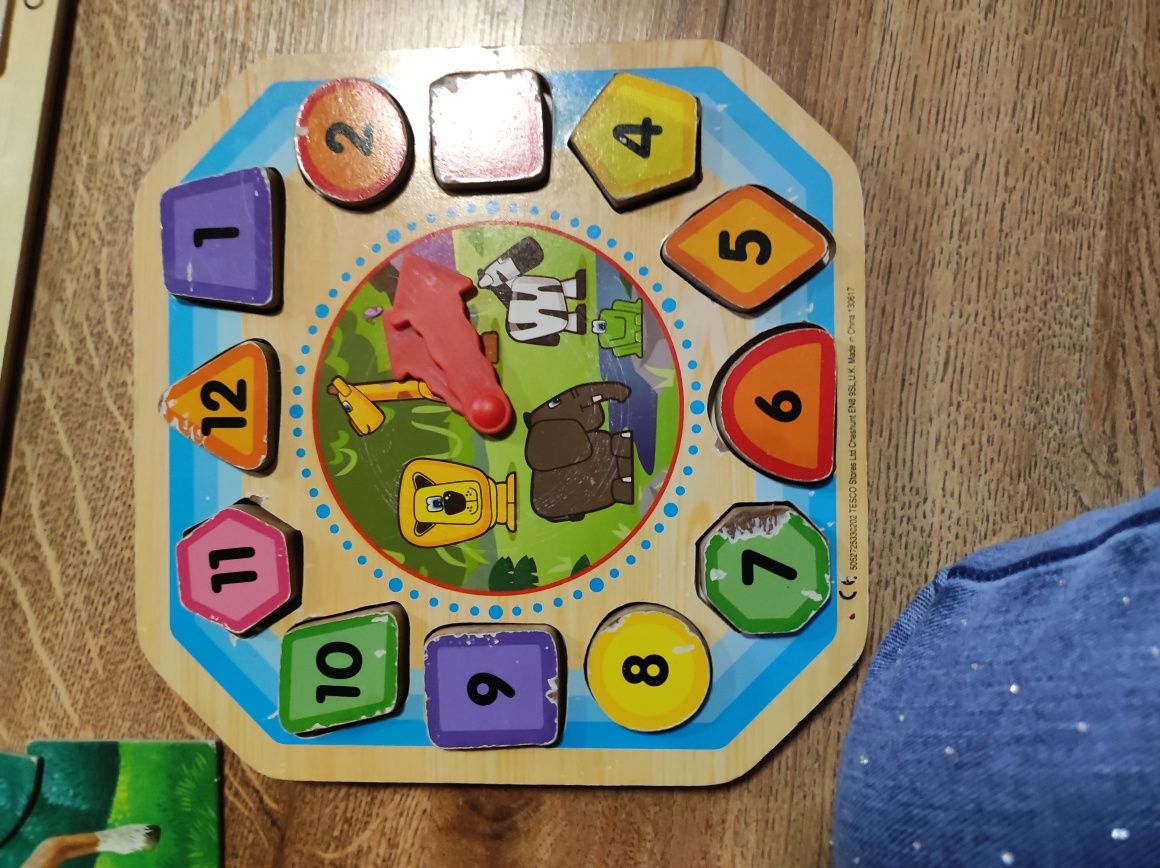 Puzzle drewniane dla maluszka