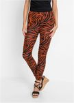 B.P.C legginsy brązowe z nadrukiem r.32/34