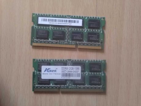 Оперативная память ASint DDR3 2GB (SSZ3128M8-EAEEF) x 2 планки