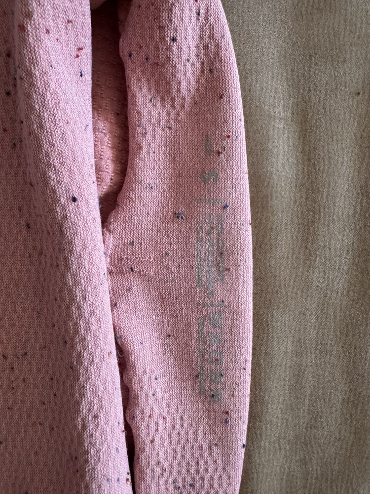 2 calças leggings s prozis cintura alta lilas cintura regular peach