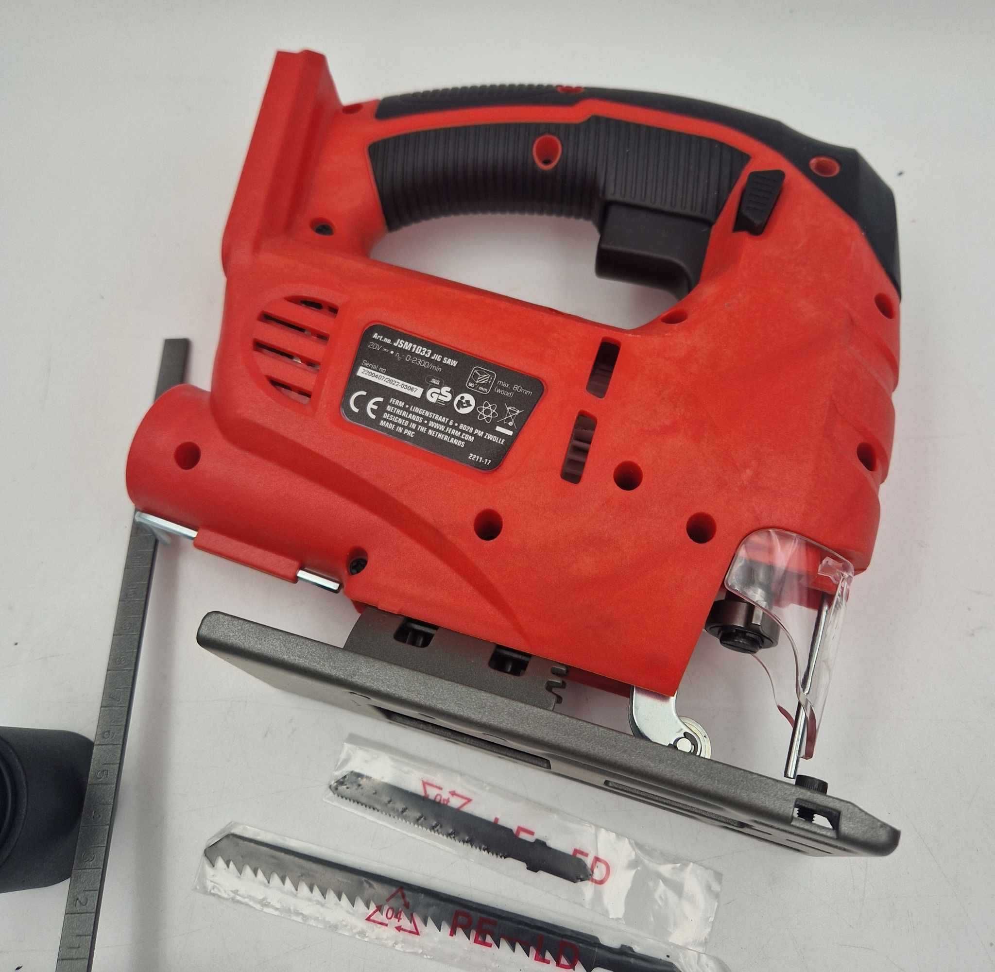 NOWA Wyrzynarka FERM akumulatorowa 20V 2300 RPM Okazja!