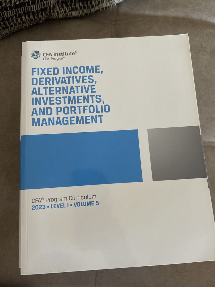 Livros CFA Institute (Level 1) - Vol 1 a Vol 6
