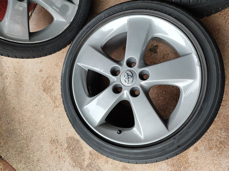 Toyota 5x114 alufelgi Auris, Corolla, Yaris, Avensis OEM koła letnie