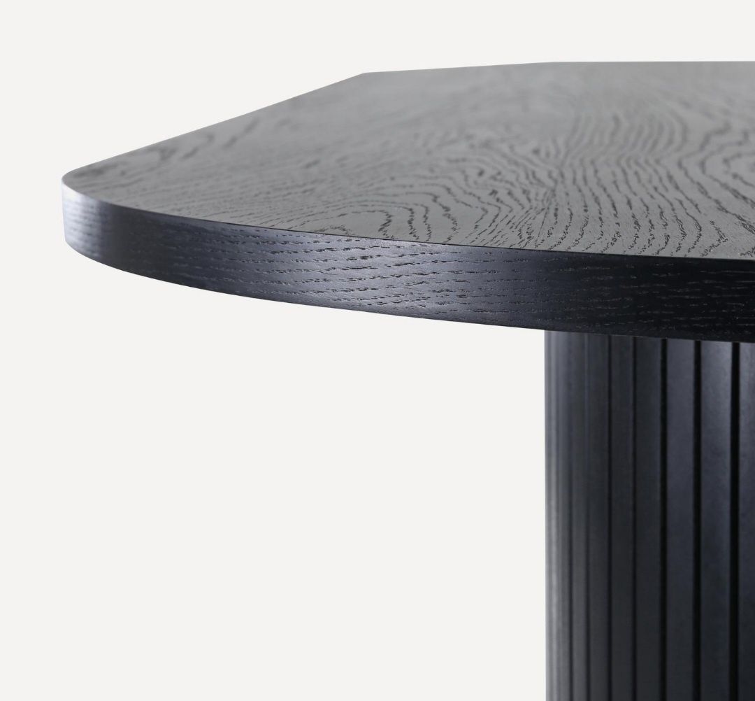 Stół owalny z drewna Bianca 200x90 Westwing Collection